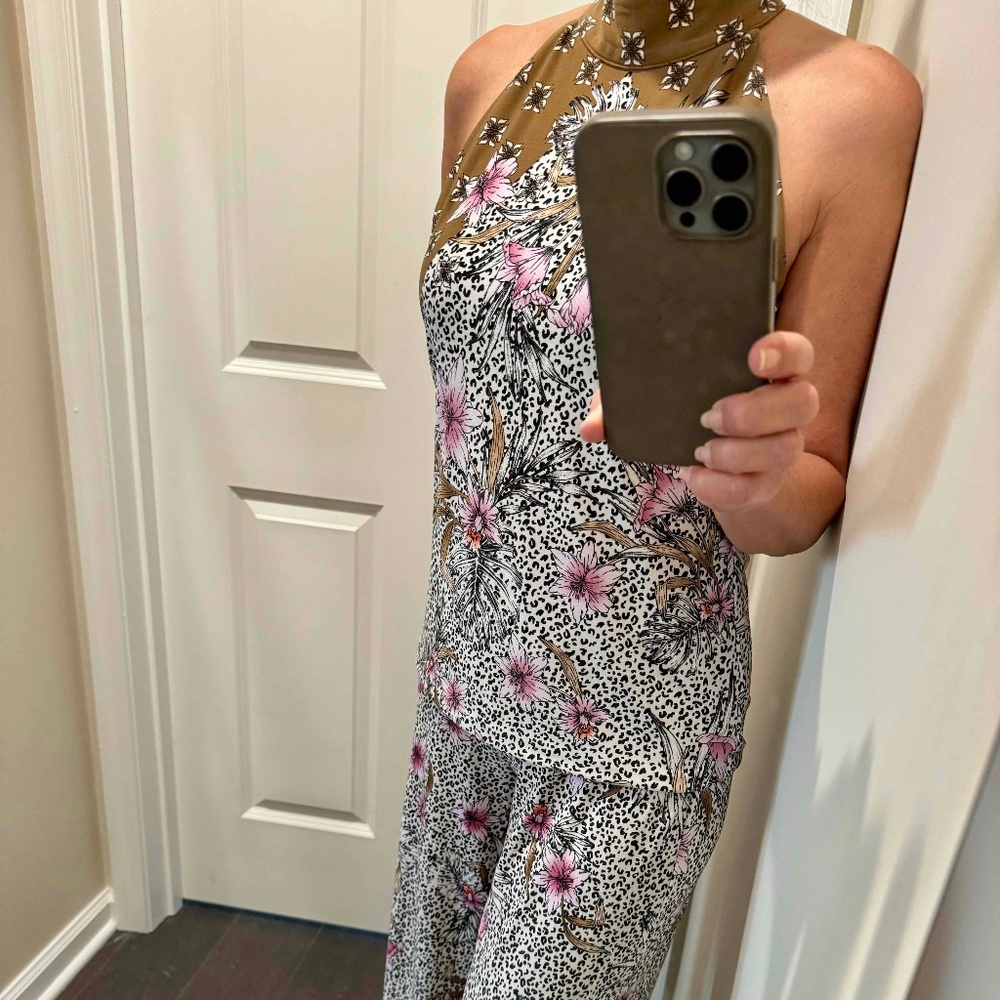 WHBM Wide Pants & Halter Top